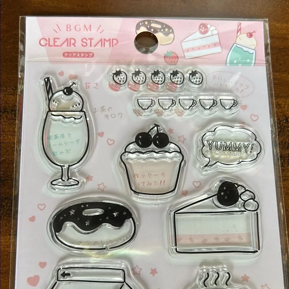 Clear Stamp Set - Black and White